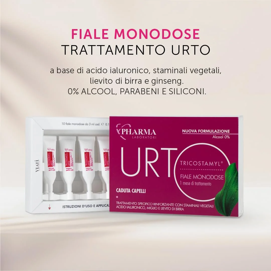 Засіб від випадіння волосся YLATI Tricostamyl Urto New Pack - Однодозова пляшка, фото №3