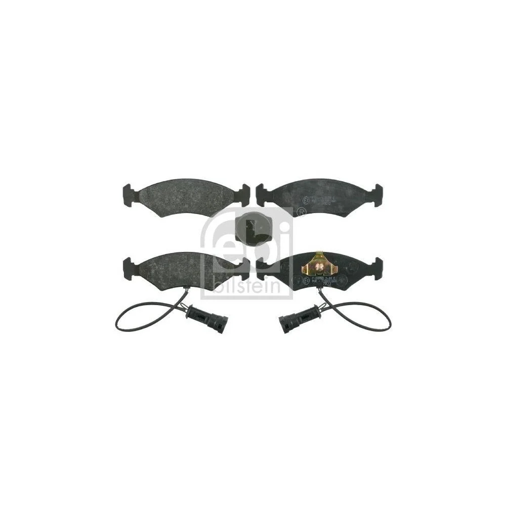 Комплект гальмівних колодок FEBI BILSTEIN 16024 дискове гальмо для FORD передній міст, фото №2 Комплект гальмівних колодок FEBI BILSTEIN 16024 дискове гальмо для FORD передній міст, фото №2
