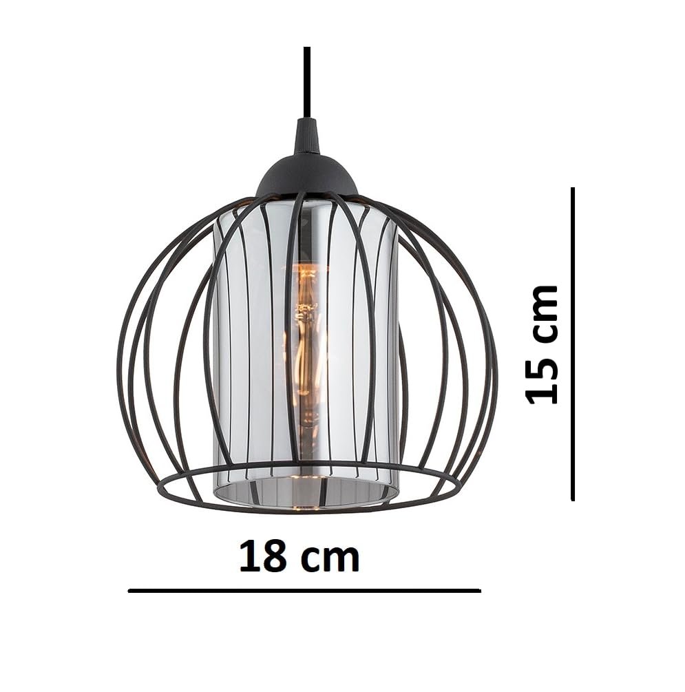 Настільна лампа Loft Metal 1-Bulb E27 Чорний, фото №3