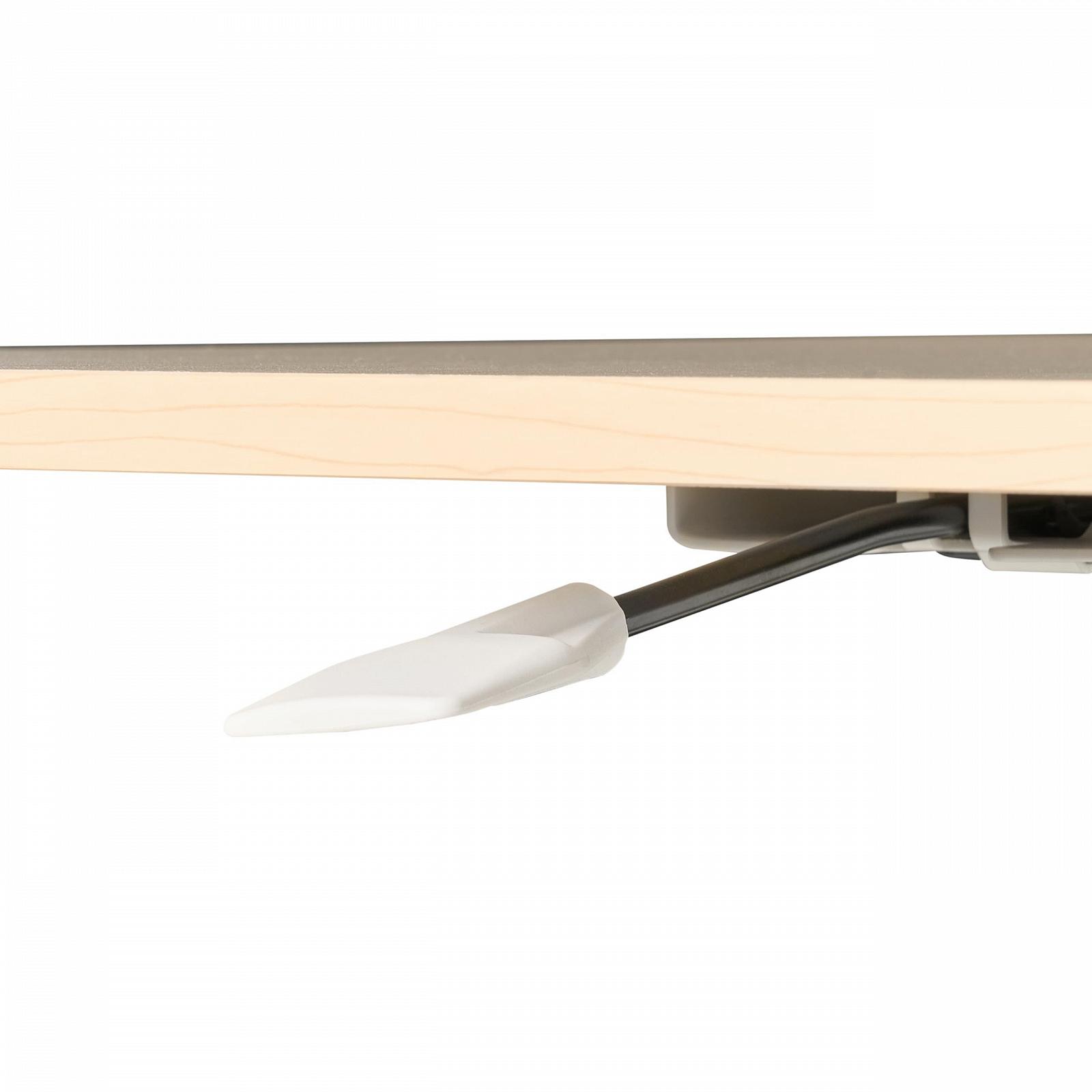 Столик для ноутбука Academia Под дерево светло-коричневый / белый, регулируемый по высоте, 65 x 48 см, фото №6