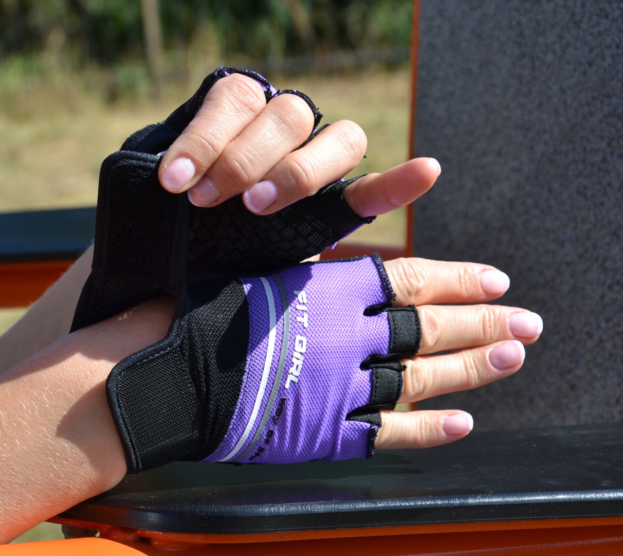 Рукавички для фітнесу Power System PS-2920 Fit Girl Evo Purple M, фото №10