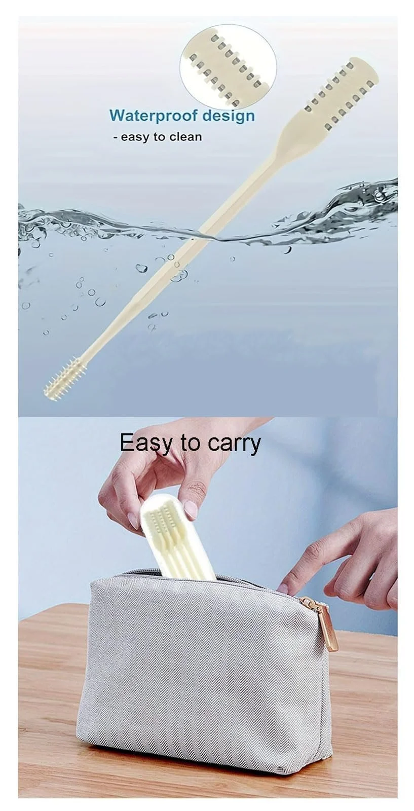 Тример MINZHI Manual Nose Hair Trimmer 2-in-1 360° (набір з 10 шт) (різнокольоровий), фото №5