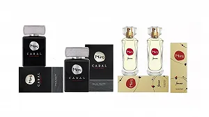 Туалетна вода Miro Cabal pour homme 2 x 75 мл + парфумована вода Miro Femme Spray 2 x 50 мл - Фото 1