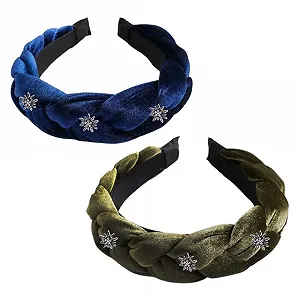 Обруч Бархатный Плетеный Вид - Фото 1