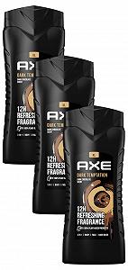 Гель для душу та шампунь 3-в-1 Axe Dark Temptation XL 400 мл (упаковка 3 шт.) - Фото 1