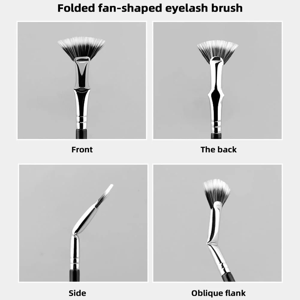 Пензлі для вій кутова віялоподібна, фото №6 Пензлі для вій кутова віялоподібна, фото №6