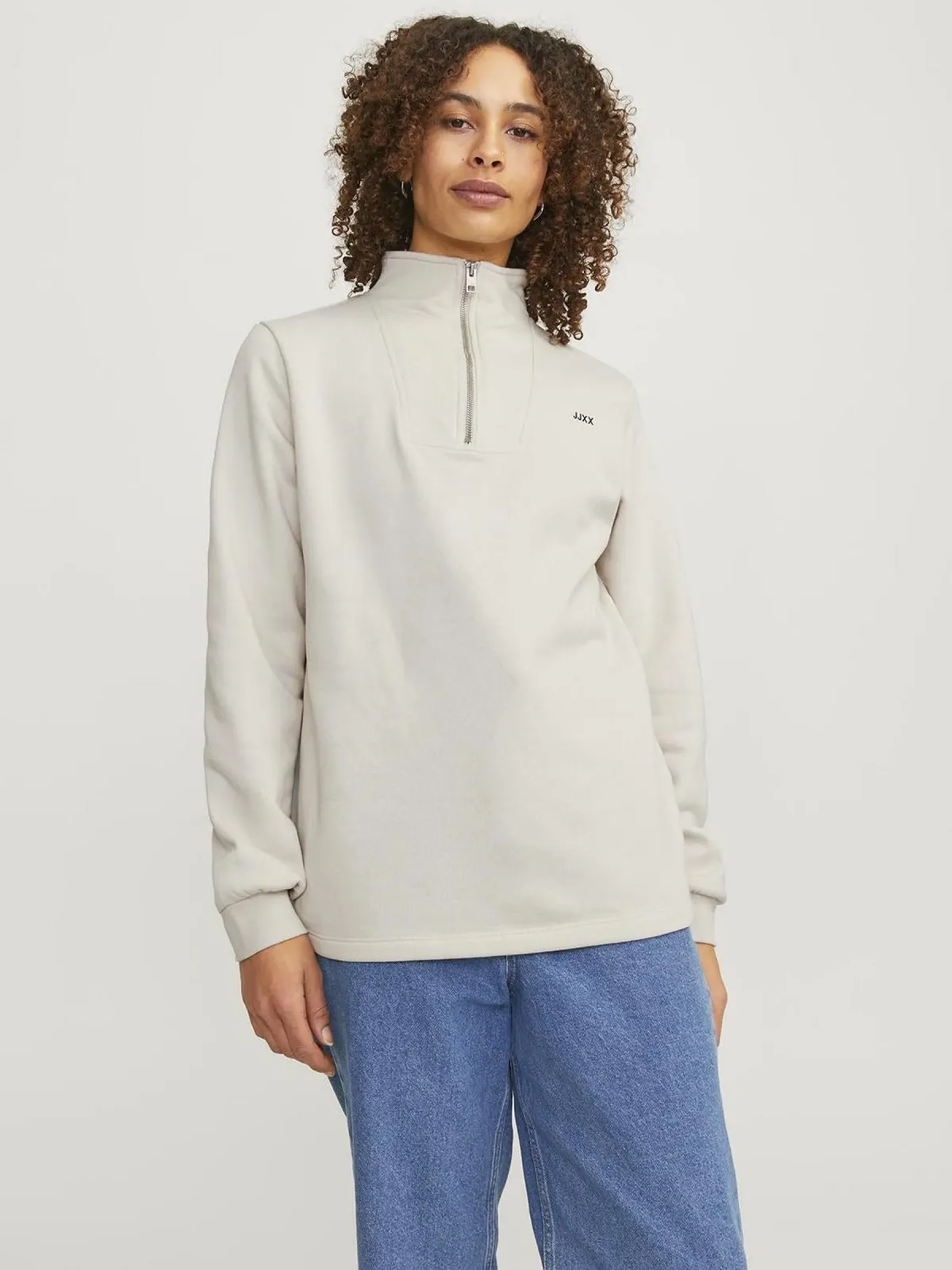 Женская толстовка JJXX Jxabbie RLX LS Half Zip Sweat SWT Noos, фото №3
