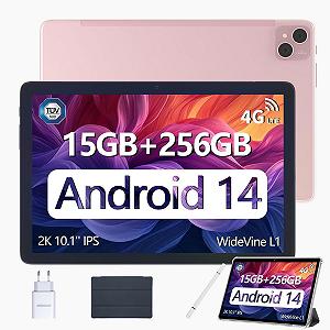 Планшет 10.1" Full HD DOOGEE T10 PRO 8+7/256Gb 4G 2-SIM 8 ядер Android 12 8580 mAh Рожеве золото - Фото 1