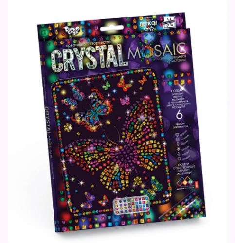Набор для креативного творчества CRYSTAL MOSAIC Бабочка [tsi38567-TSI], фото №1