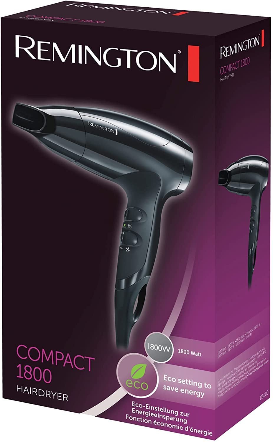 Фен Remington D 5000, 1800 Вт, фото №3