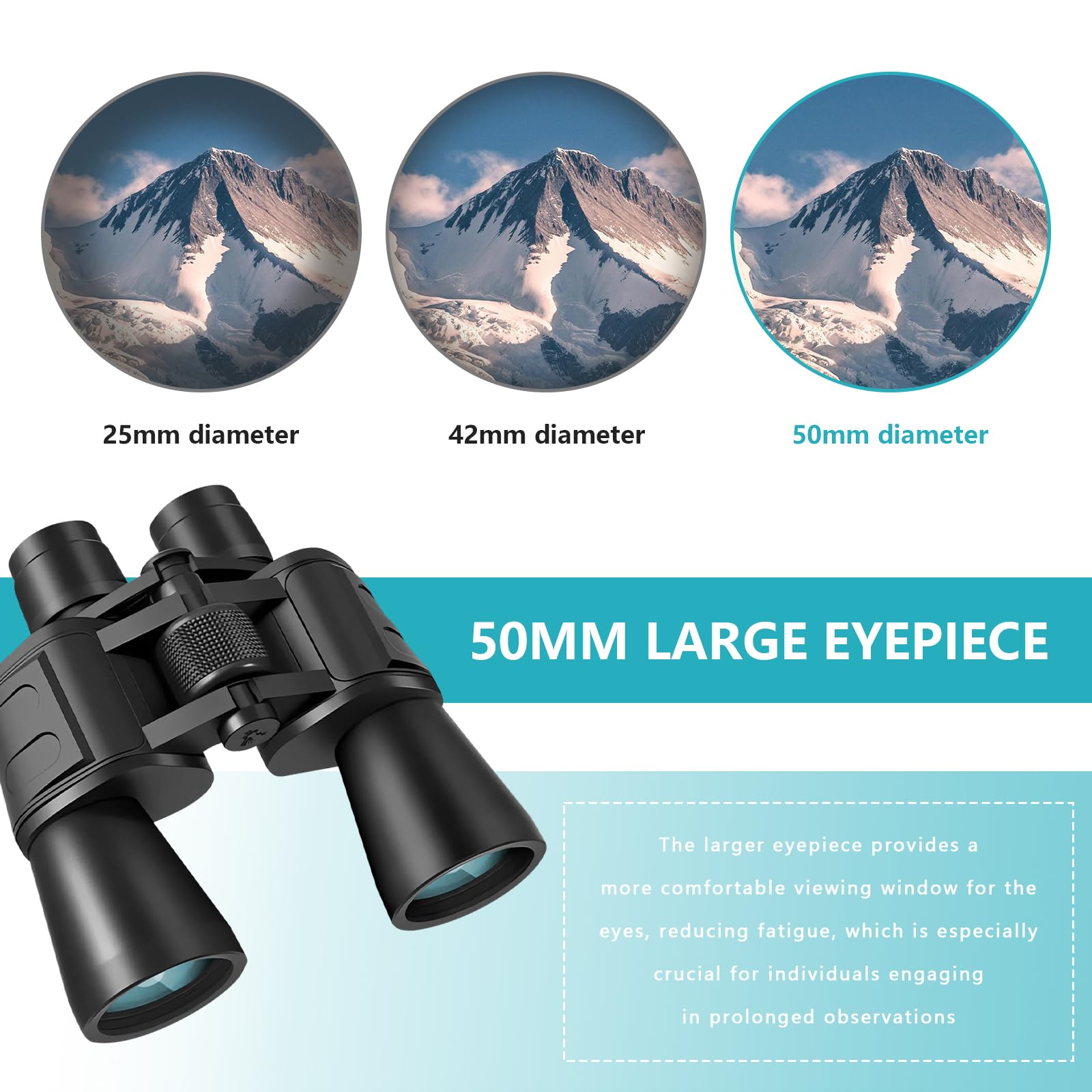 Бінокль Primizia HD10x50 BAK4 Prism FMC Lens Nero, фото №5