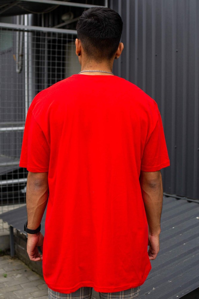 Оверсайз футболка Without 20 red, фото №2