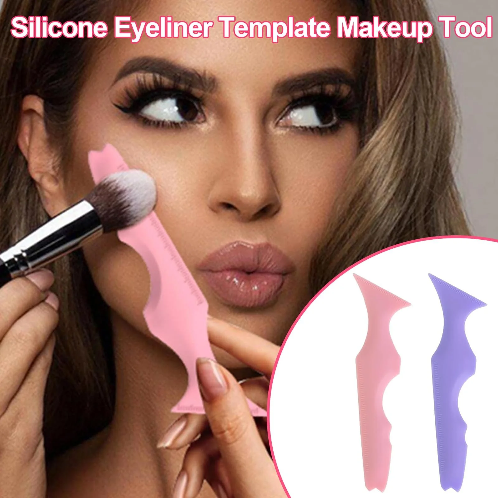 Набір з 2 трафаретів для підводки ChAusa, силіконові, фото №5 Набір з 2 трафаретів для підводки ChAusa, силіконові, фото №5