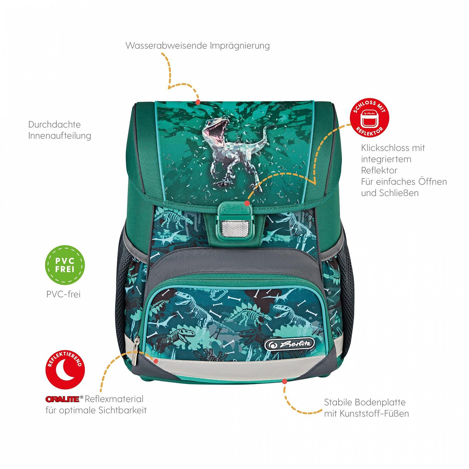 Ранець Herlitz Loop Plus 50039555 Green Rex, фото №2