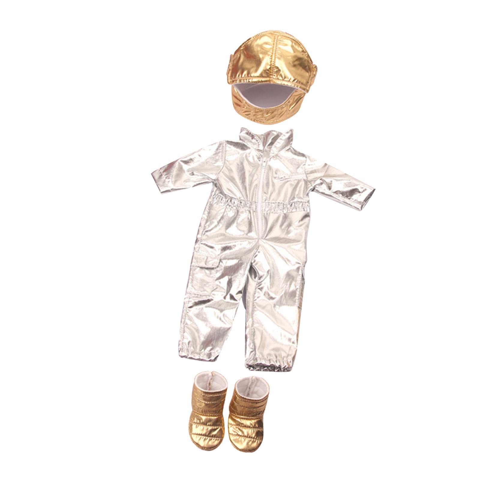 Одяг F Fityle Space Suit для ляльки 18 дюймів Сріблястий, фото №1 Одяг F Fityle Space Suit для ляльки 18 дюймів Сріблястий, фото №1