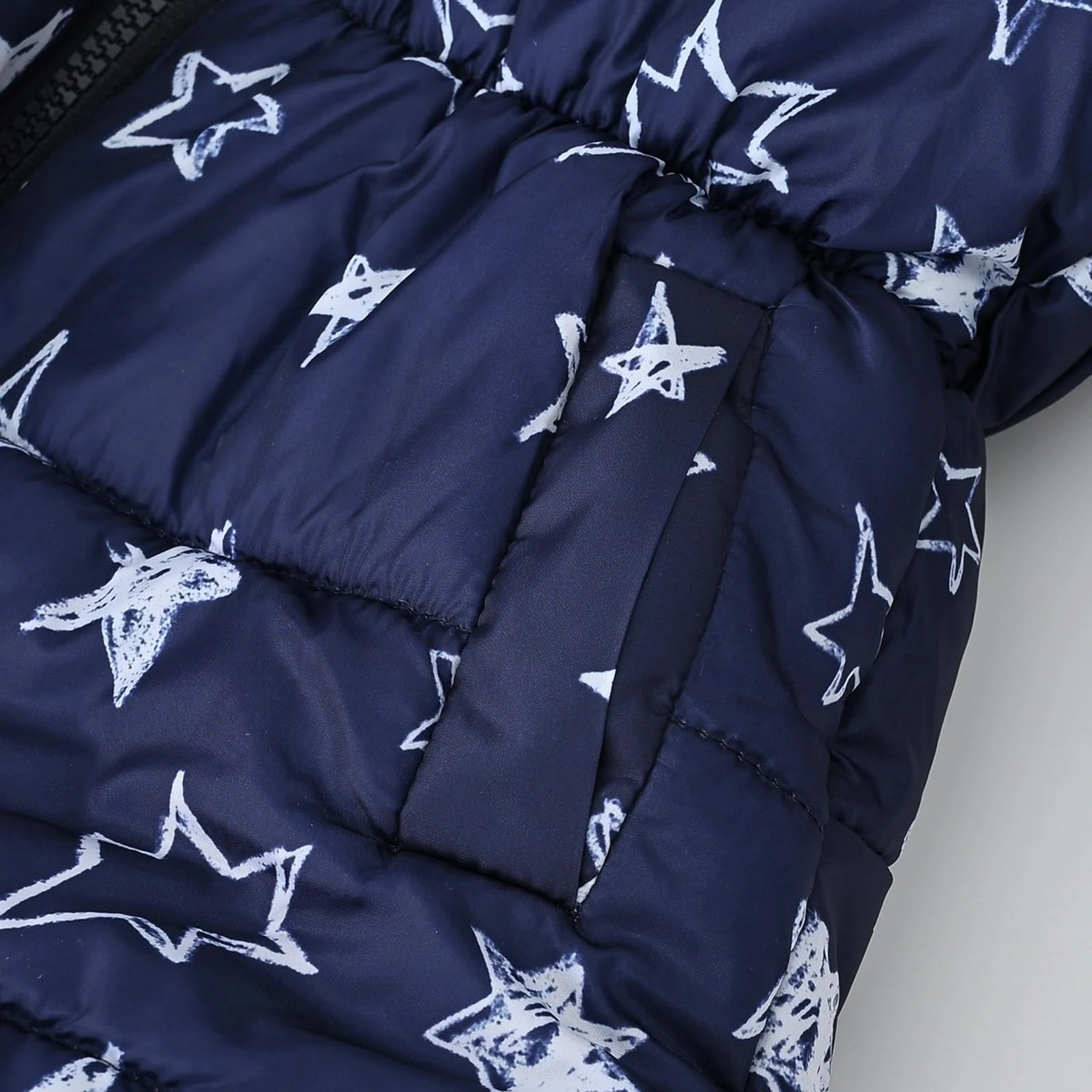 Пуховик зимовий для дівчинки, стьобана куртка, фото №4 Пуховик зимовий для дівчинки, стьобана куртка, фото №4