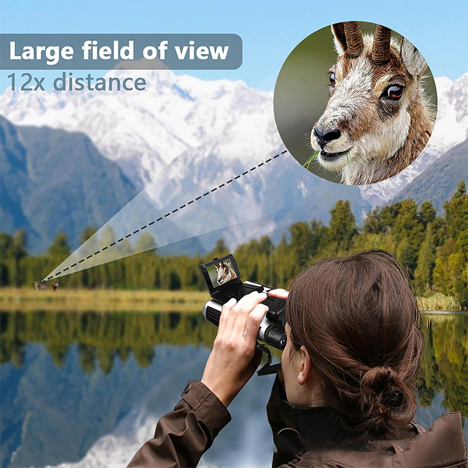 Бінокль HD 5MP 32mm Відеокамера Рекордер Фотоапарат 2.4" ЖК-дисплей Цифровий HD 8x цифровий зум, фото №3 Бінокль HD 5MP 32mm Відеокамера Рекордер Фотоапарат 2.4" ЖК-дисплей Цифровий HD 8x цифровий зум, фото №3