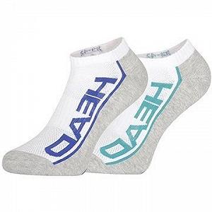 Шкарпетки Head PERFORMANCE SNEAKER 2P Білий, Сірий, Мультиколір 39-42 synthetic.ua - Фото 1