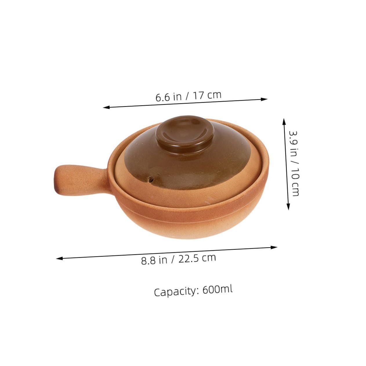 Кастрюля для запекания Veemoon Ceramic с крышкой Малая Heat Resistant, фото №2