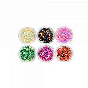Стразы для ногтей Разные цвета 3 x 3 см, 1 шт synthetic.ua - Фото 1