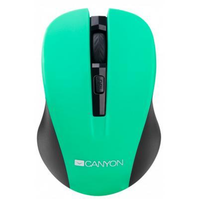 Мышка CANYON CNE-CMSW1GR Wireless Black-Green (CNE-CMSW1GR), фото №2 Мышка CANYON CNE-CMSW1GR Wireless Black-Green (CNE-CMSW1GR), фото №2