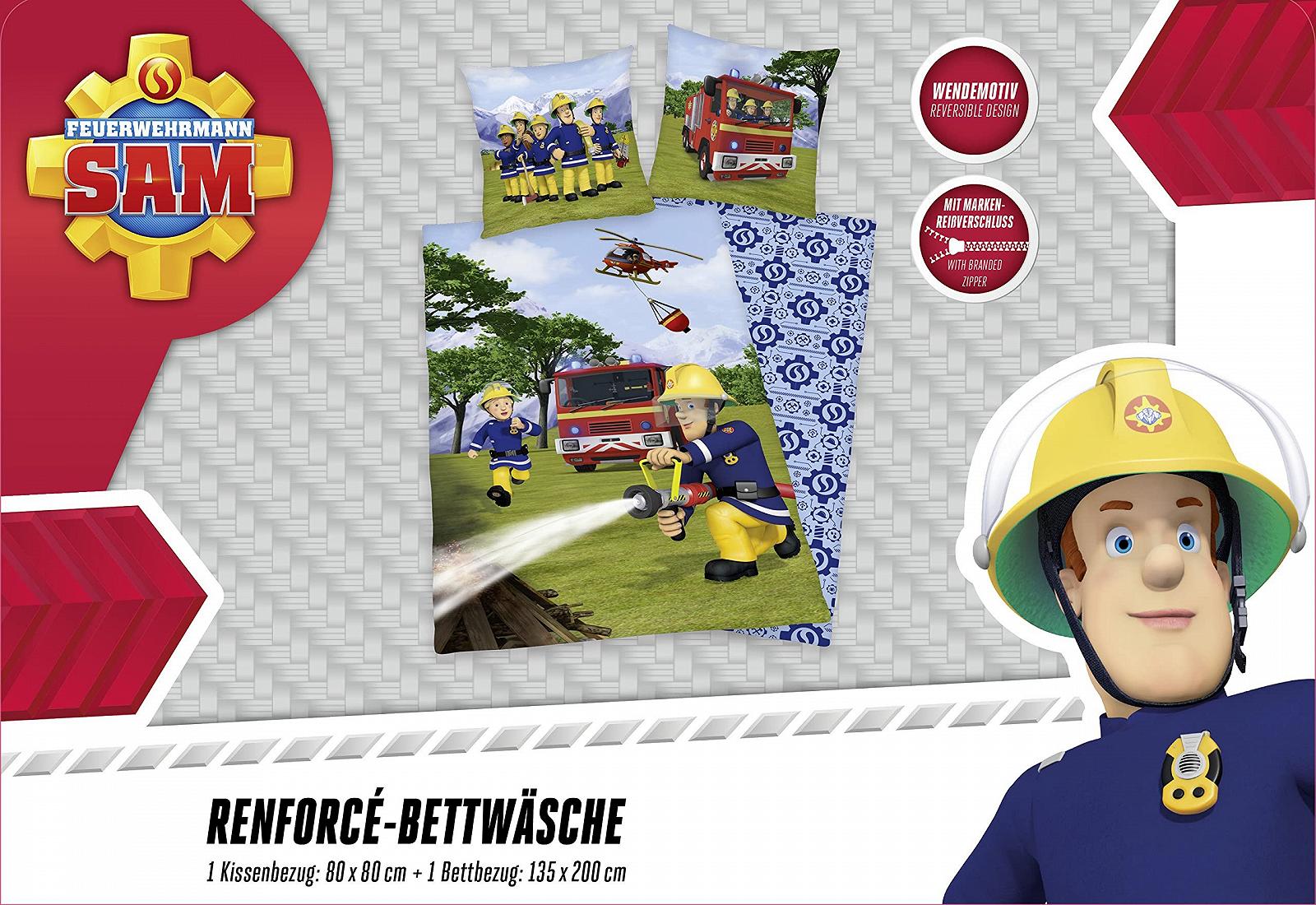 Комплект Постельного Белья Herding Fireman Sam Двусторонний рисунок Наволочка 80 x 80 см Пододеяльник 135 x 200 см Хлопок/Ренфорсе Разноцветный, фото №5