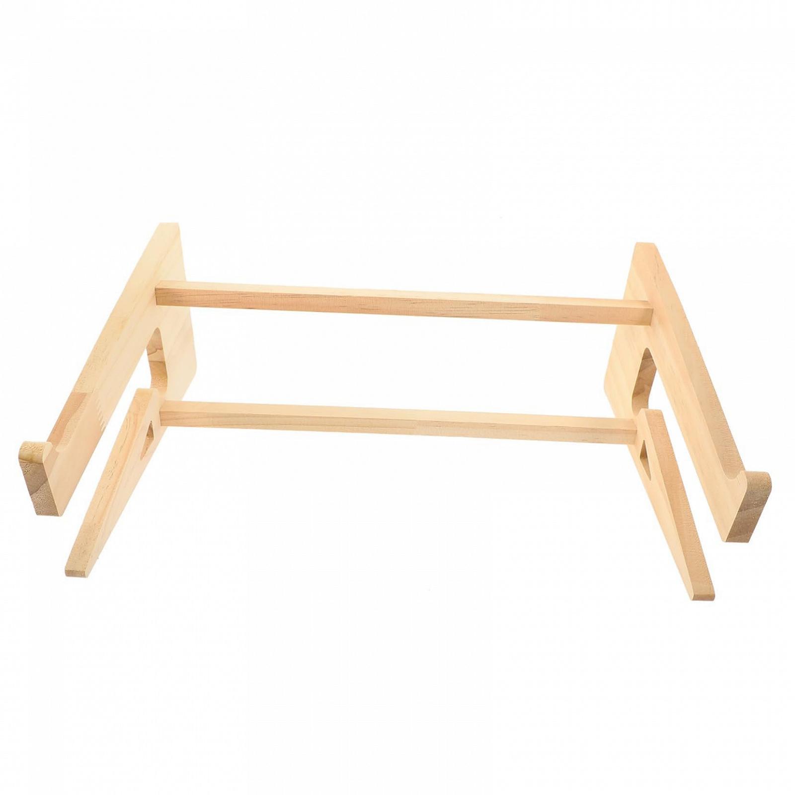 Підставка для ноутбука Дерев'яна Регульована по висоті з вентиляцією Стабільна, фото №1