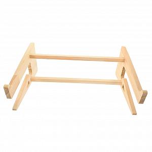 Подставка для ноутбука Деревянная Регулируемая по высоте с вентиляцией Стабильная Подставка для ноутбука для устройств Эргономичный угол наклона Организация кабелей Защита от перегрева Компактная и портативная - Фото 1