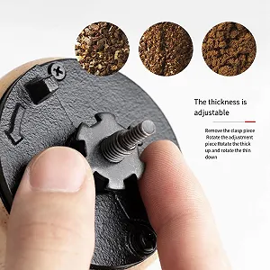 Ручная мельница VUIUYOIES Деревянная A15B Темный synthetic.ua - Фото 1