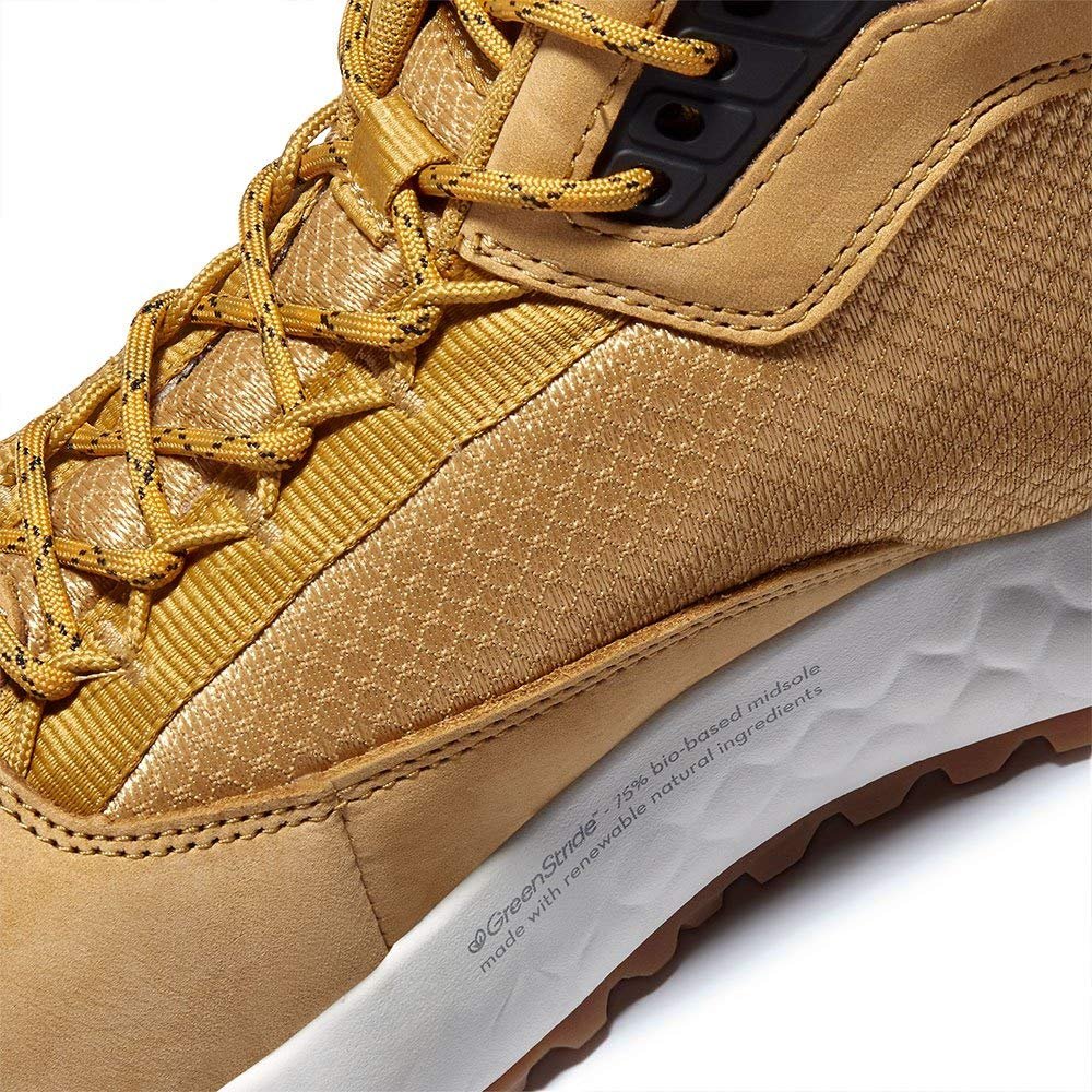 Черевики Timberland Greenstride Solar Wave чоловічі на шнурівці неоново-жовті, фото №7