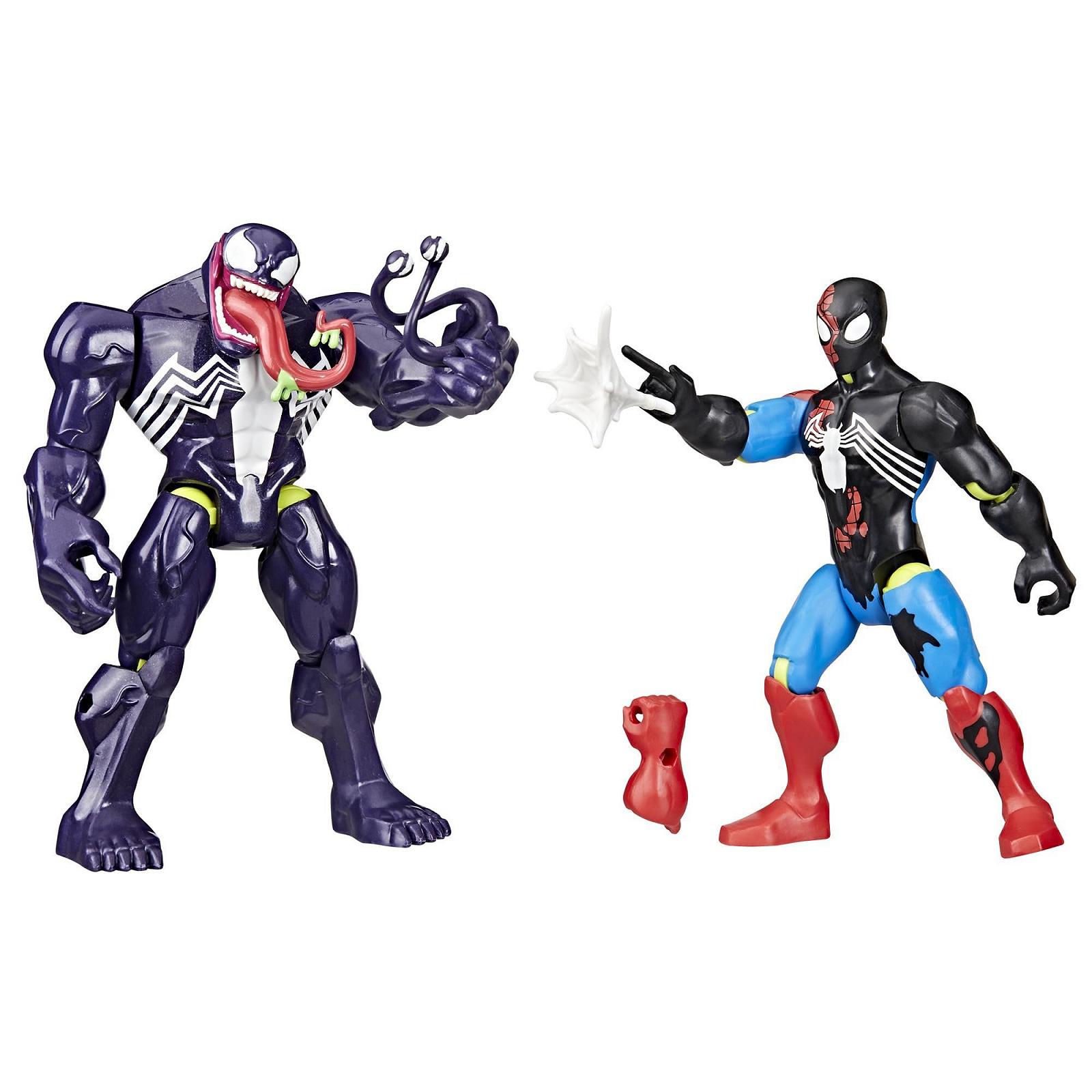 Фігурки MixMashers Marvel Venom проти Venomized Spider-Man, Набір з 2 шт, фото №1