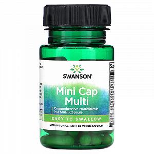 Мультивитамины Swanson Mini Cap Multi 30 Veggie Capsules - Фото 1