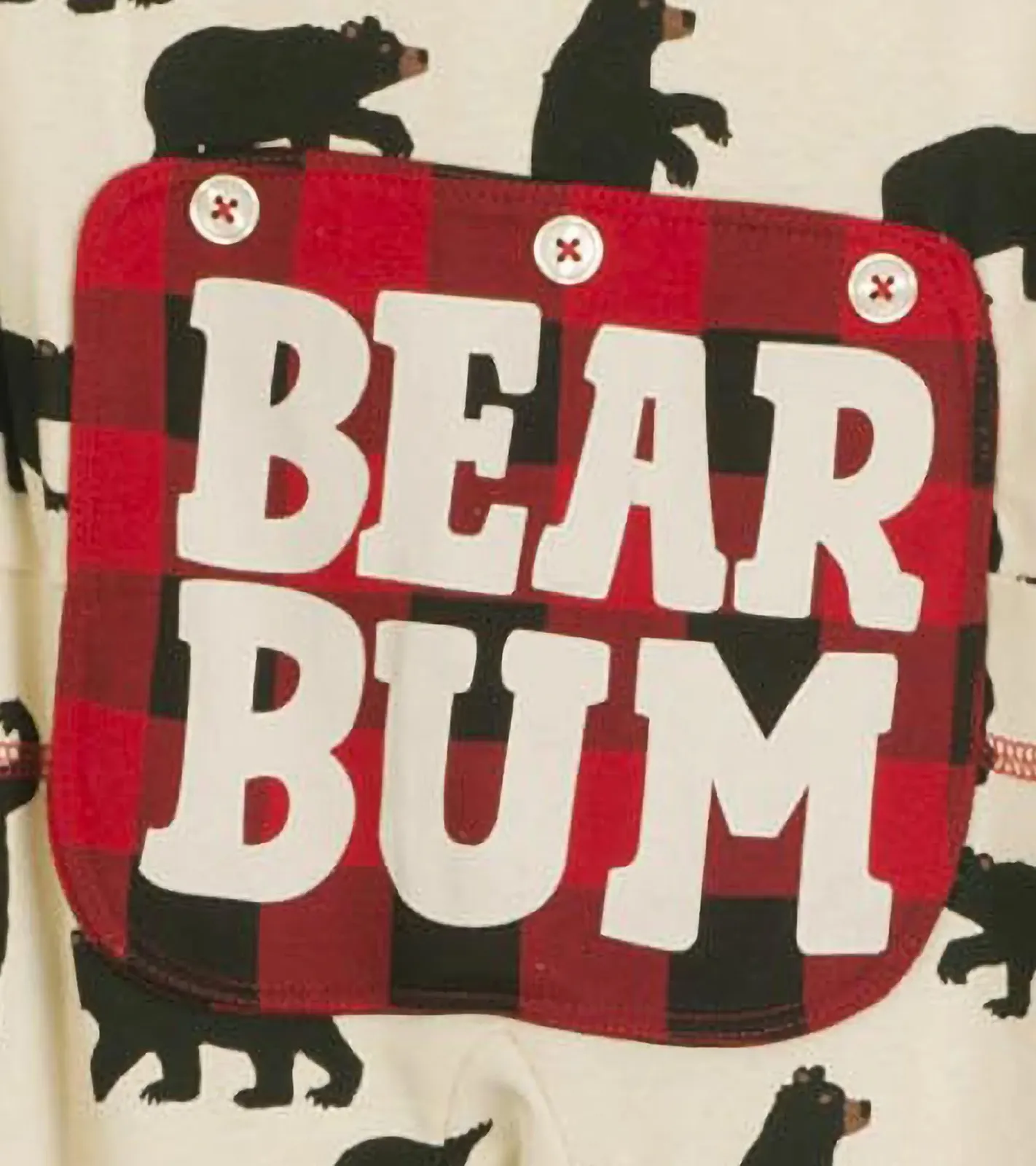 Дитячий піжамний комплект Little Blue House Union Suit Unisex, фото №3