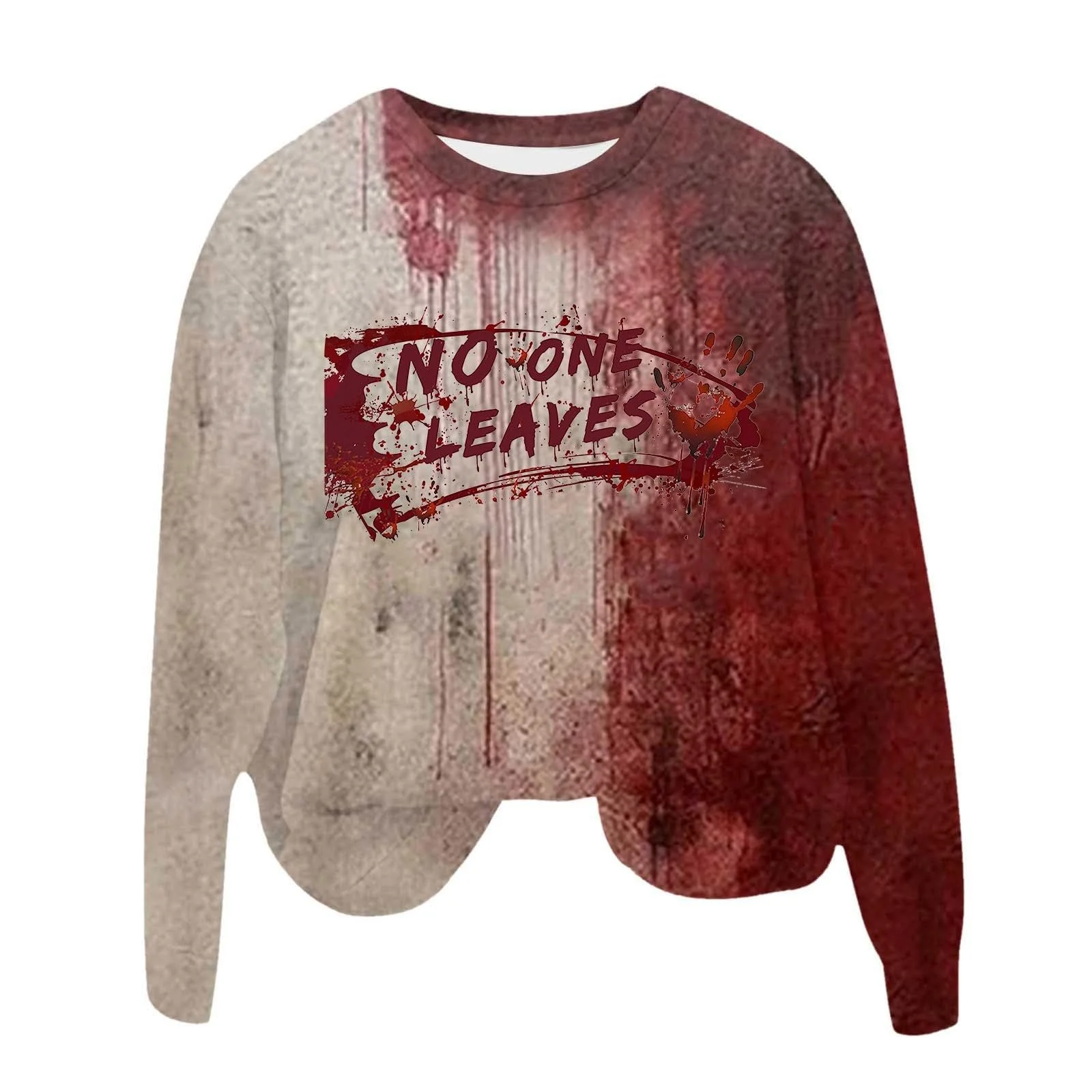 Графический свитшот женский с круглым вырезом Y2K Хэллоуин Пуловер Осенняя одежда Мода Колледж 2025 Трендовый Аниме Workou Легкий Свободный, фото №4