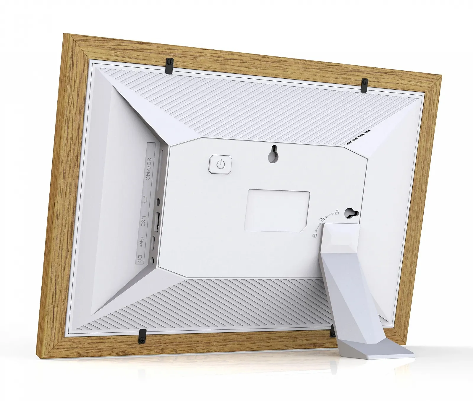 Цифровая фоторамка Cytem Frameo 10.1 дюйма WiFi 32 ГБ IPS 1280 x 800 Wood Look, фото №4 Цифровая фоторамка Cytem Frameo 10.1 дюйма WiFi 32 ГБ IPS 1280 x 800 Wood Look, фото №4