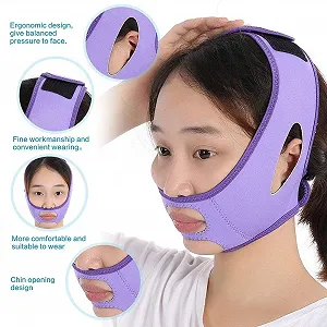 Маска для похудения лица Фиолетовый synthetic.ua - Фото 1