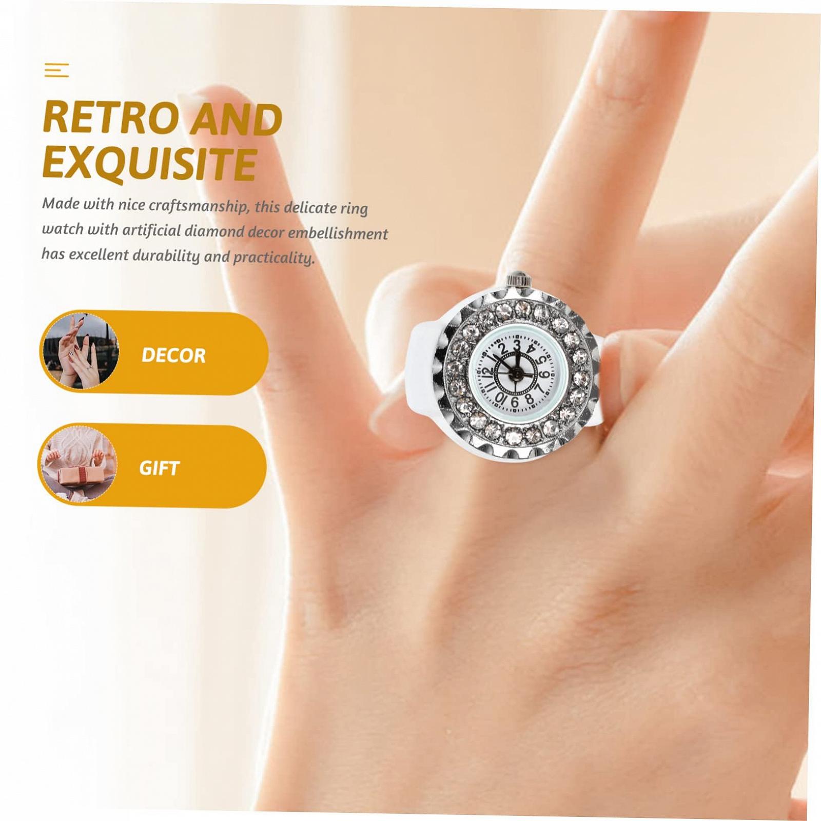 Кільце-годинник WRITWAA Еластичний на Палець, фото №6