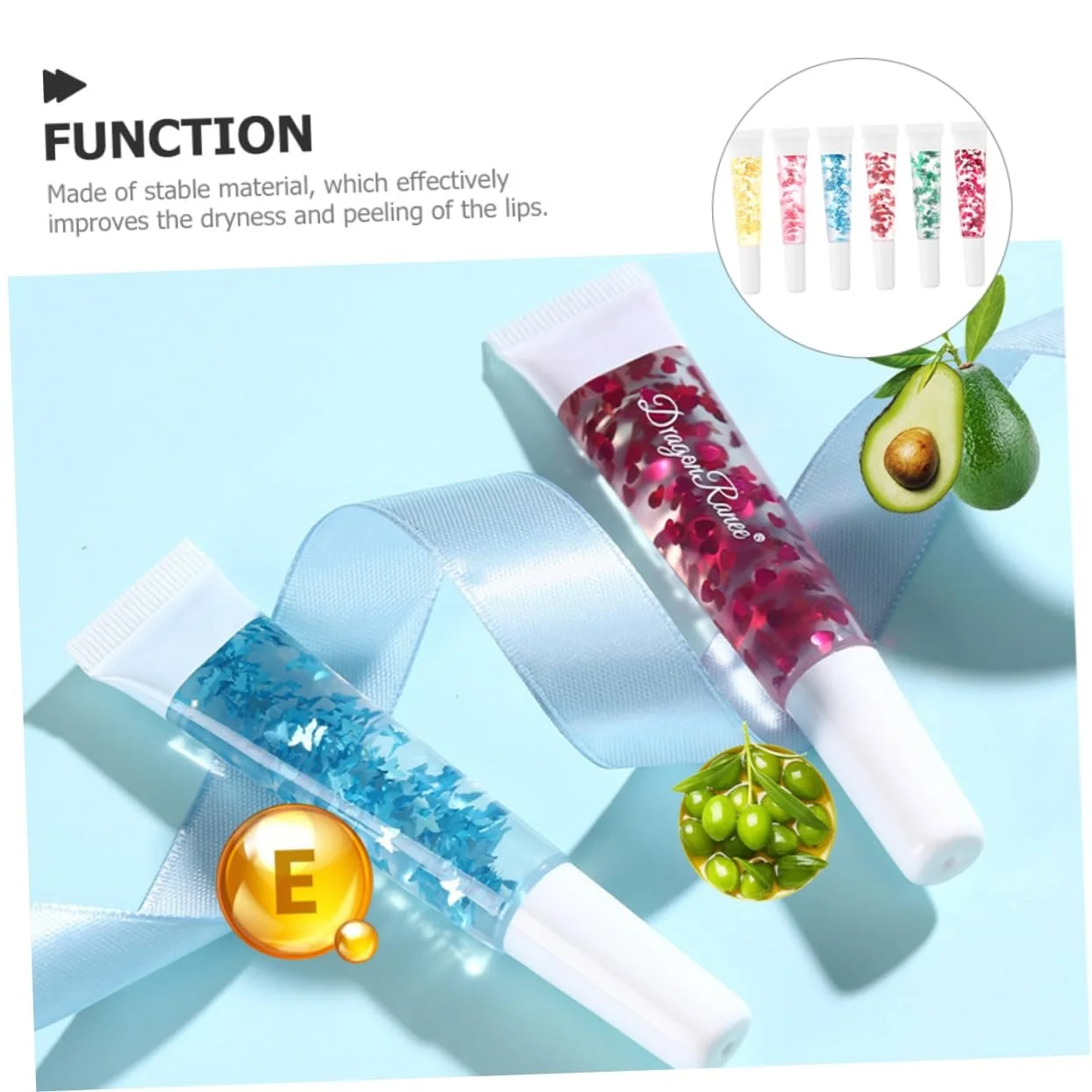 Блиск для губ DOITOOL Набір 6 штук, фото №6 Блиск для губ DOITOOL Набір 6 штук, фото №6