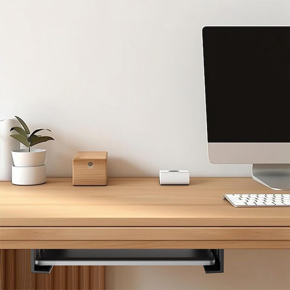 Подставка для ноутбука Под стол Полка для ноутбука Черный, фото №2