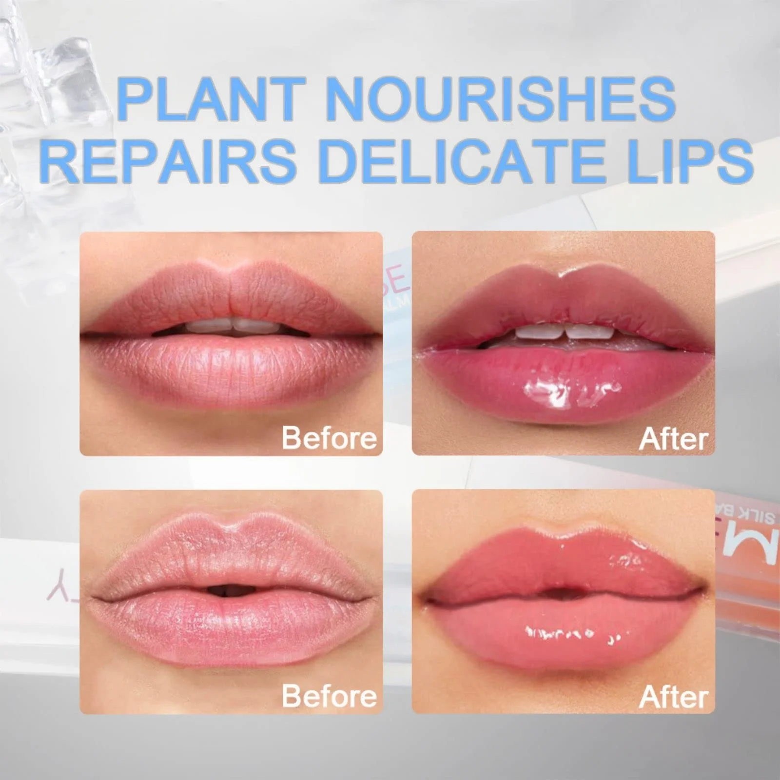 Блиск для губ Зволожуючий 3 шт Зміна кольору Температура Прозорий Блискучий, фото №4 Блиск для губ Зволожуючий 3 шт Зміна кольору Температура Прозорий Блискучий, фото №4