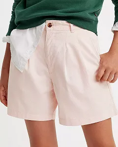 Женские шорты брючные Levis - Pleated Trouser Short Mauve Chalk - 24 - Фото 1