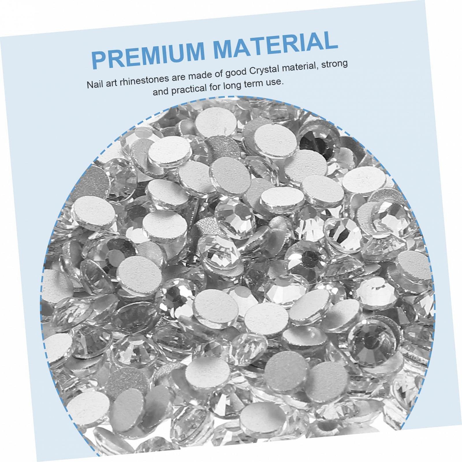 Стразы Healvian для дизайна ногтей 2880 шт. Самоклеящиеся, для творческого маникюра. Подходят для вечеринок, свадеб и особых случаев, фото №4