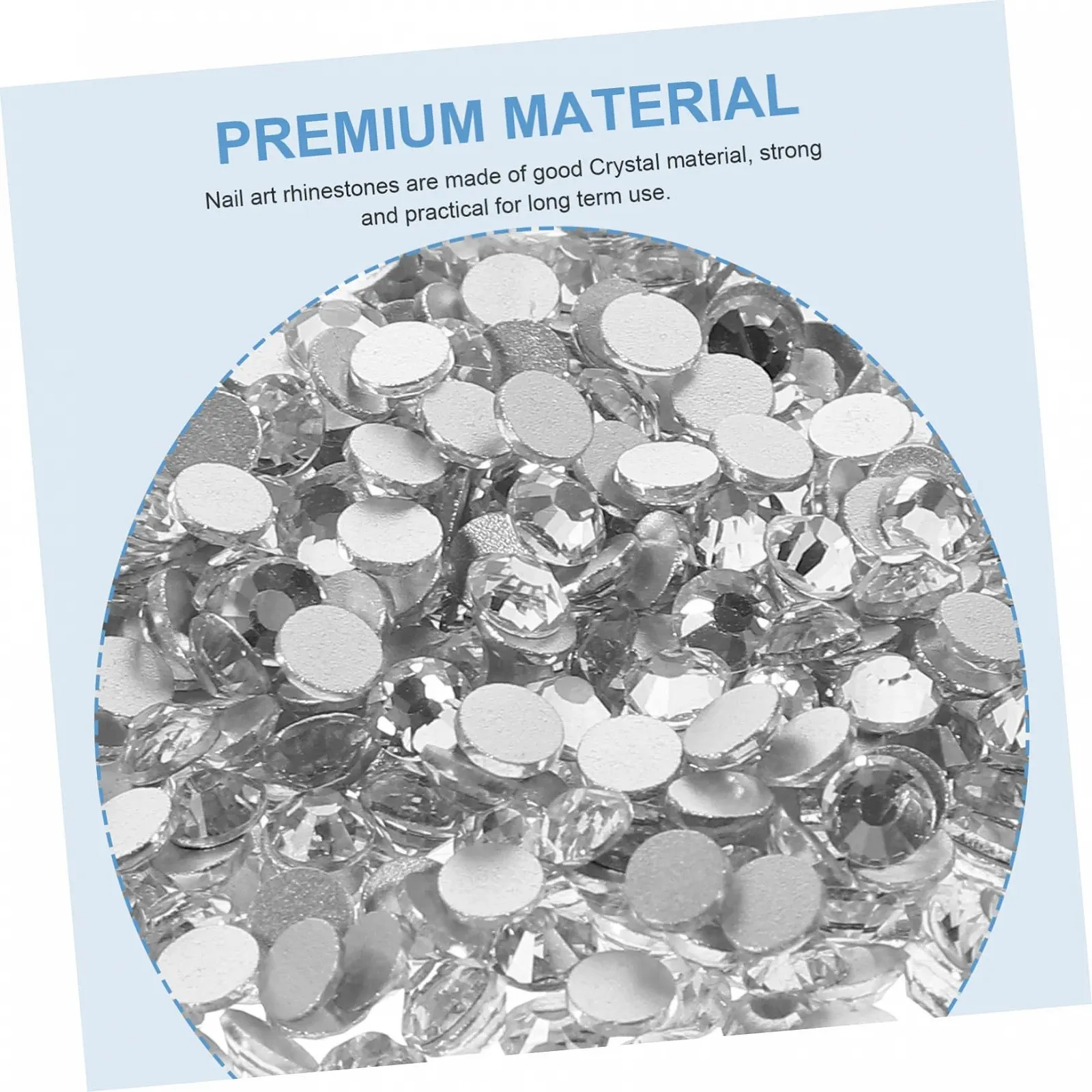 Стрази Healvian 2880 шт. Самоклеючі, для творчого манікюру. Підходять для вечірок, весіль та особливих випадків, фото №4