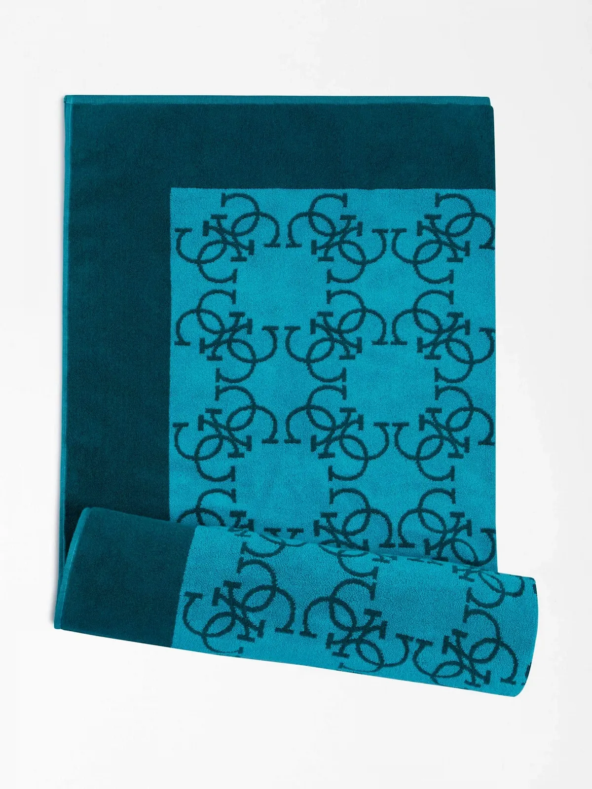 Пляжное полотенце GUESS E2GZ09SG00P Dark Navy 180×100 см, фото №1