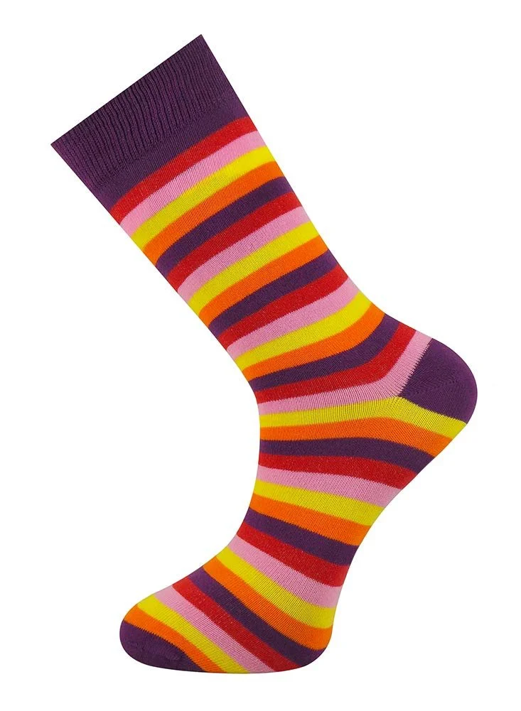 Шкарпетки Унісекс MySocks Різнокольорові Смужки, фото №2