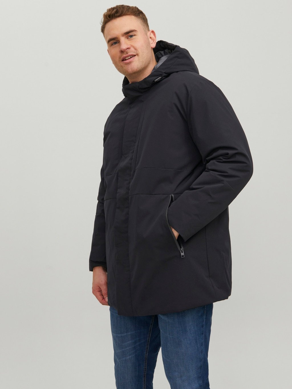 Парка Jack&Jones JPRBLATIGER PARKA PLS 12222985 Черный M, фото №1