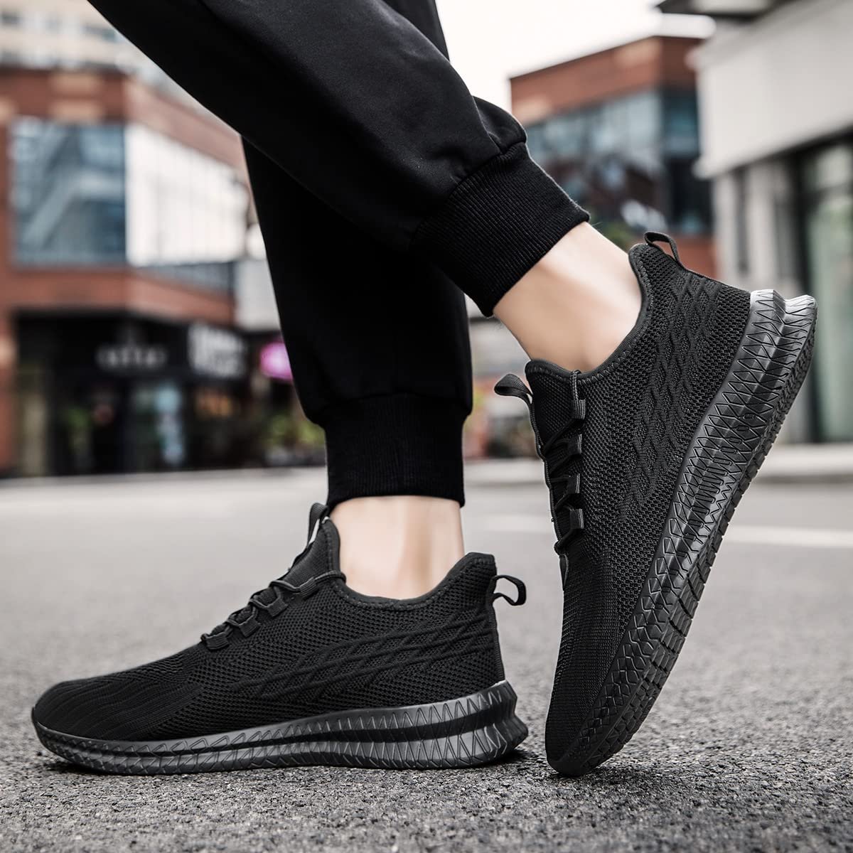 Кросівки Linenghs 02 Чорний, фото №6