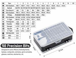 Набір викруток iYInJuan Precision Mechanics 115 в 1 synthetic.ua - Фото 1