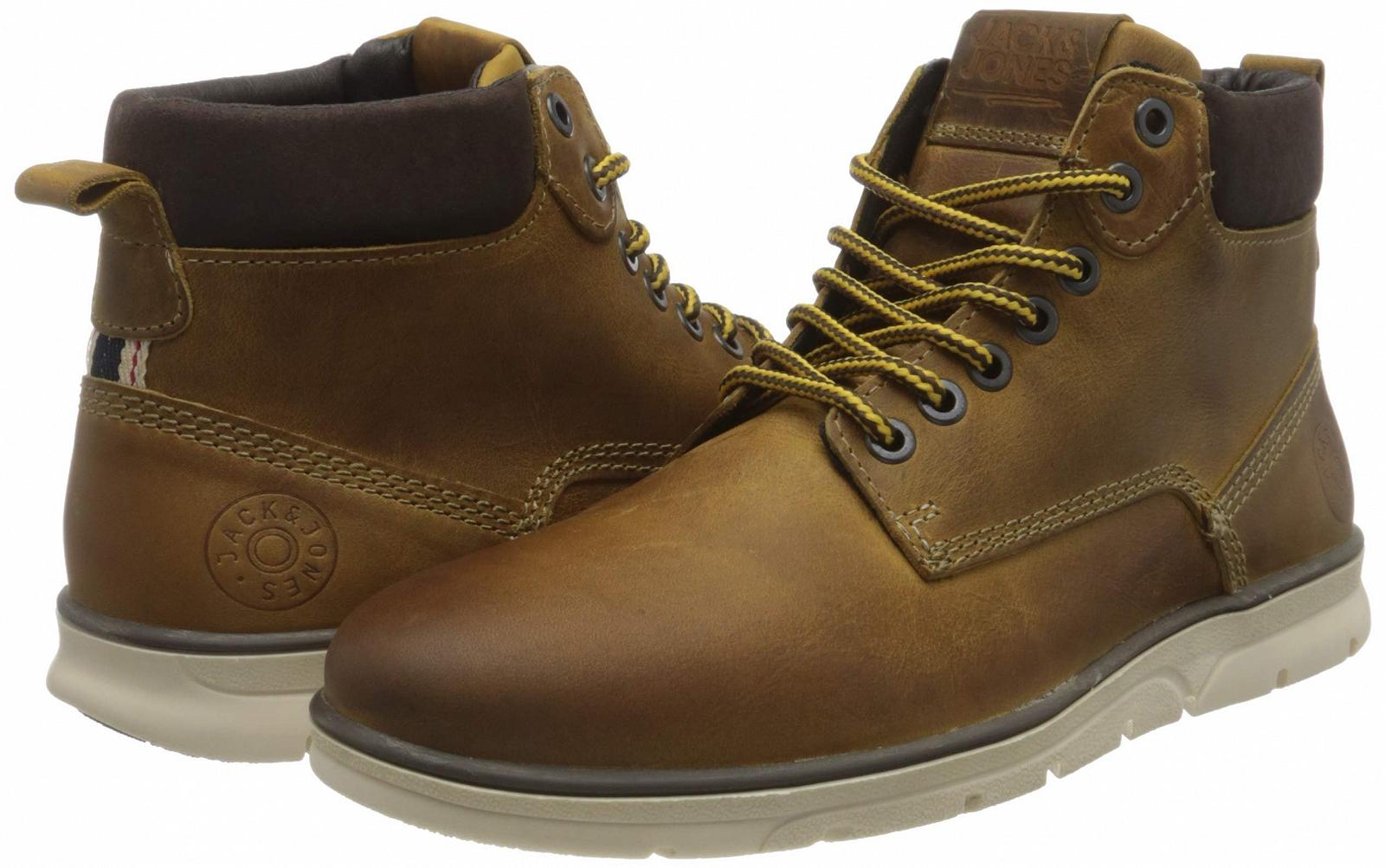 Ботинки JACK & JONES Кожаные Jfwtubar Honey Sn, фото №12
