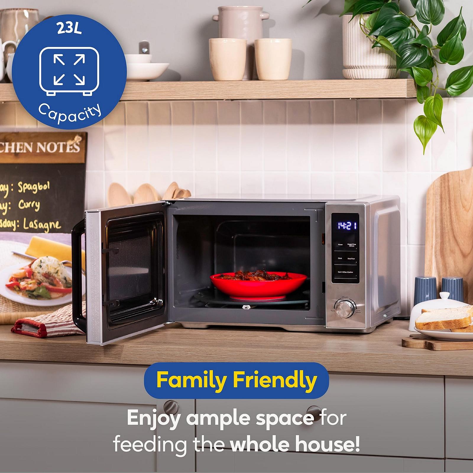 Микроволновая печь Russell Hobbs RHM2372SS 23 л 900 Вт Нержавеющая сталь, фото №5 Микроволновая печь Russell Hobbs RHM2372SS 23 л 900 Вт Нержавеющая сталь, фото №5